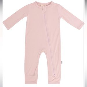 Kyte Baby Blush Pink Long Sleeve Zip Romper